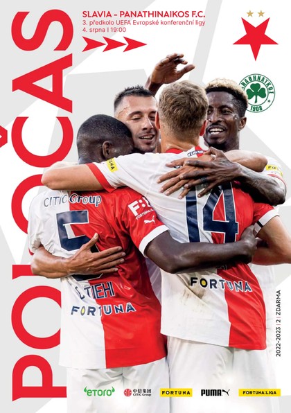 E-magazín Poločas 2022/23, č.02: Slavia - Panathinaikos - SK Slavia Praha