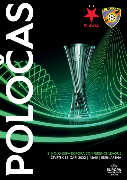 E-magazín Poločas 2022/23 č.08 Slavia - Ballkani - SK Slavia Praha