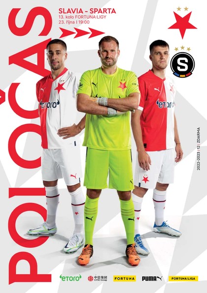 E-magazín Poločas 2022/23 č.12 Slavia - Sparta - SK Slavia Praha