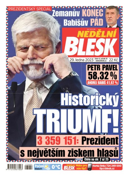 E-magazín Nedělní Blesk - 29.1.2023 - CZECH NEWS CENTER a. s.