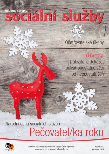 E-magazín Sociální služby 12/2018 - Asociace Poskytovatelů Sociálních Služeb