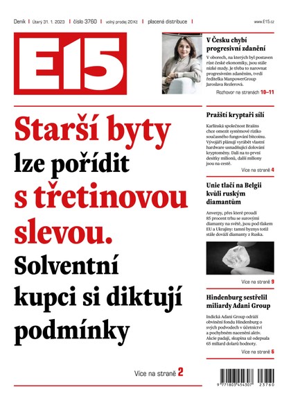 E-magazín E15 - 31.1.2023 - CZECH NEWS CENTER a. s.