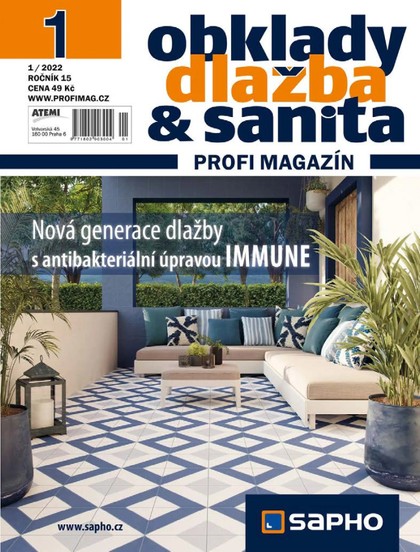 E-magazín Obklady, dlažba & sanita 1/2022 - Atemi