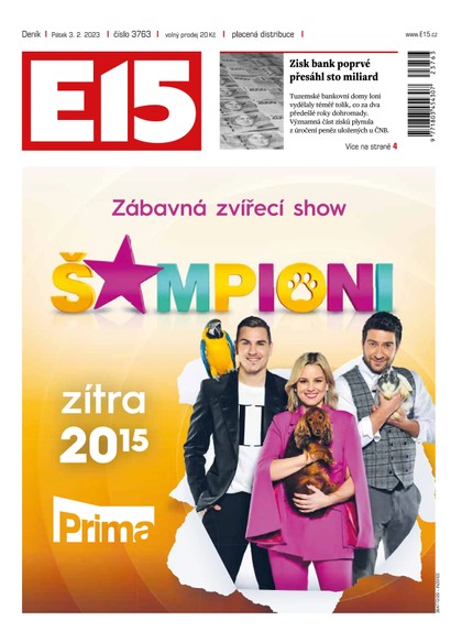 E-magazín E15 - 3.2.2023 - CZECH NEWS CENTER a. s.