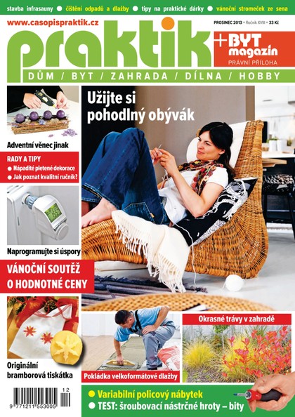 E-magazín PRAKTIK & příloha Byt magazín 12/2013 - Pražská vydavatelská společnost