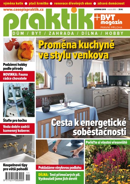 E-magazín PRAKTIK & příloha Byt magazín 11/2019 - Pražská vydavatelská společnost