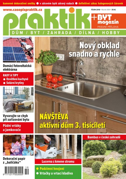 E-magazín PRAKTIK & příloha Byt magazín 10/2018 - Pražská vydavatelská společnost