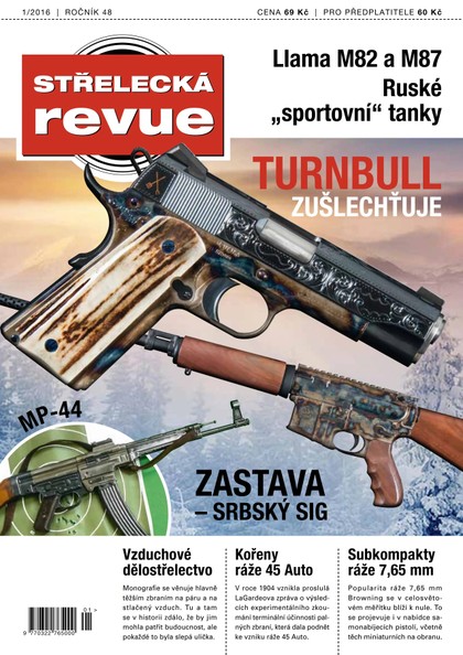 E-magazín Střelecká revue  1/2016 - Pražská vydavatelská společnost