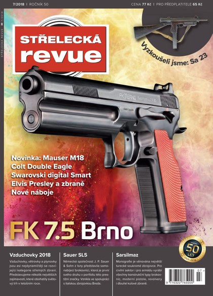 E-magazín Střelecká revue  7/2018 - Pražská vydavatelská společnost