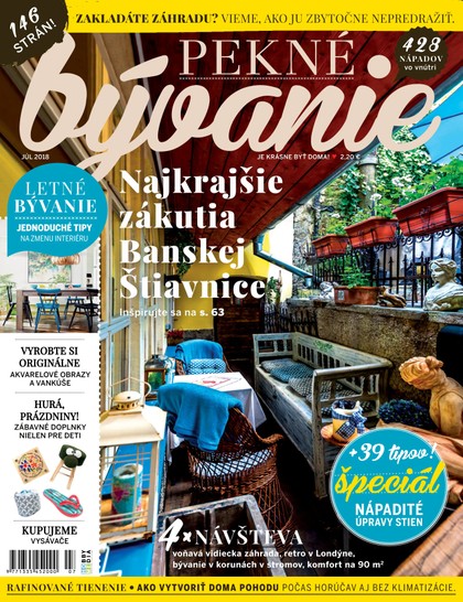 E-magazín Pekné bývanie 7/2018 - Hobby Media