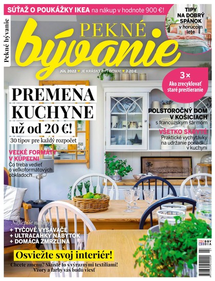 E-magazín Pekné bývanie 7/2022 - Hobby Media