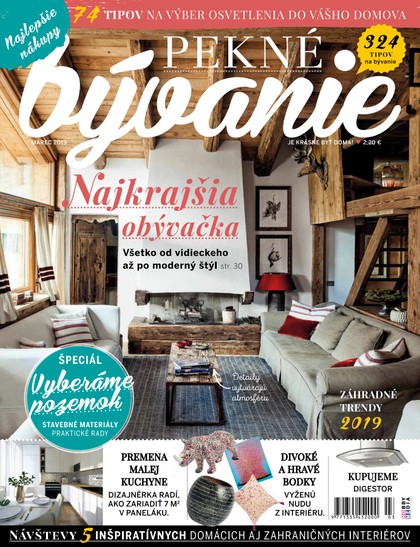 E-magazín Pekné bývanie 3/2019 - Hobby Media