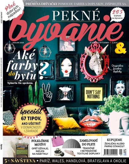 E-magazín Pekné bývanie 1/2019 - Hobby Media