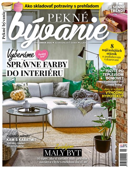 E-magazín Pekné bývanie 11/2021 - Hobby Media