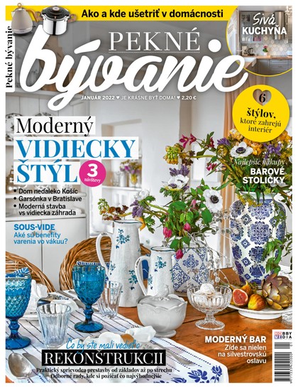 E-magazín Pekné bývanie 1/2022 - Hobby Media