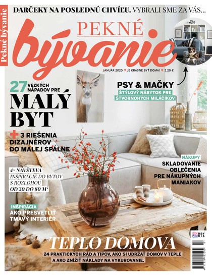 E-magazín Pekné bývanie 1/2020 - Hobby Media