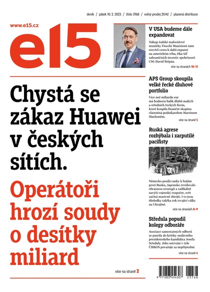 E-magazín E15 - 10.2.2023 - CZECH NEWS CENTER a. s.