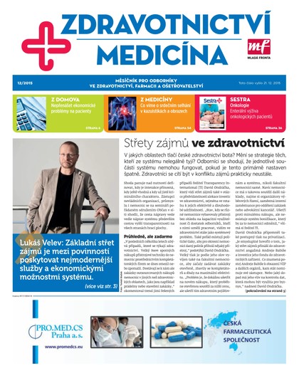 E-magazín Zdravotnictví a medicína 12/2015 - EEZY Publishing