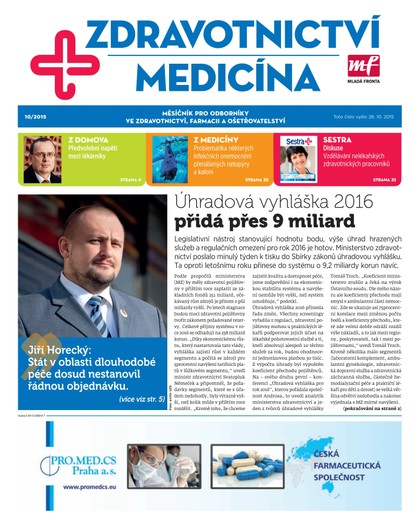 E-magazín Zdravotnictví a medicína 10/2015 - EEZY Publishing