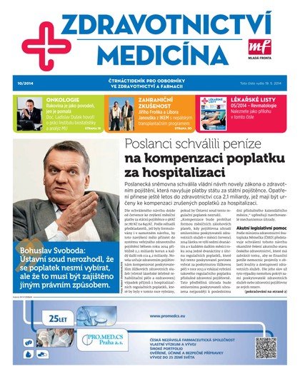 E-magazín Zdravotnictví a medicína 10/2014 - EEZY Publishing