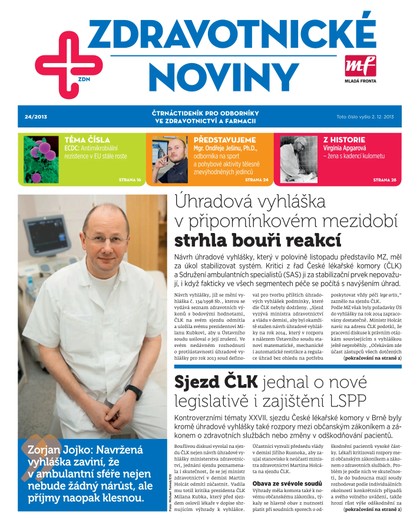 E-magazín Zdravotnictví a medicína 24/2013 - EEZY Publishing