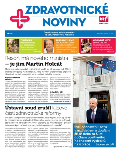 E-magazín Zdravotnictví a medicína 14/2013 - EEZY Publishing