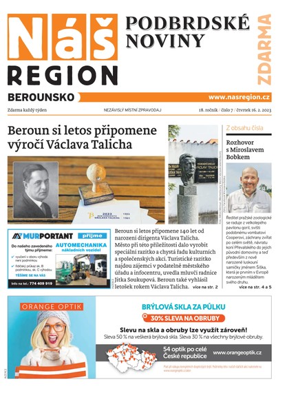 E-magazín Náš Region - Berounsko 7/2023 - A 11 s.r.o.