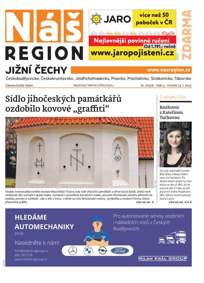 E-magazín Náš Region - Jižní Čechy 3/2023 - A 11 s.r.o.