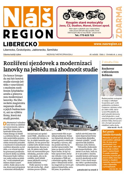 E-magazín Náš Region - Liberecko 7/2023 - A 11 s.r.o.