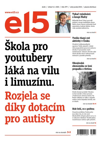 E-magazín E15 - 15.2.2023 - CZECH NEWS CENTER a. s.