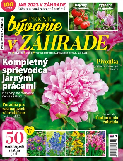 E-magazín Pekné bývanie v záhrade 2023 01 - Hobby Media