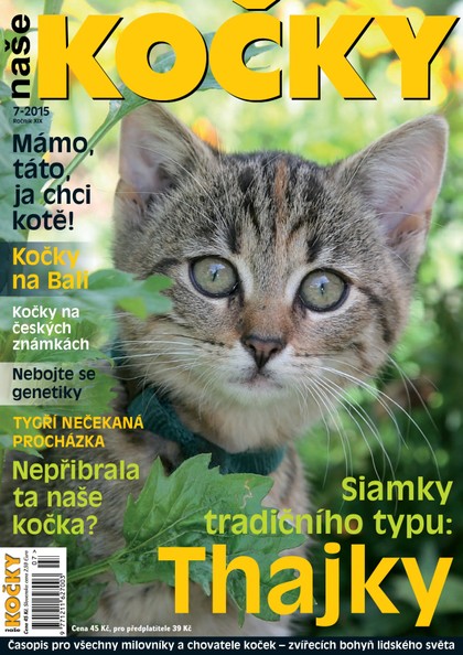 E-magazín Naše kočky, 07-2015 - Nakladatelství Minerva CZ, s. r. o.