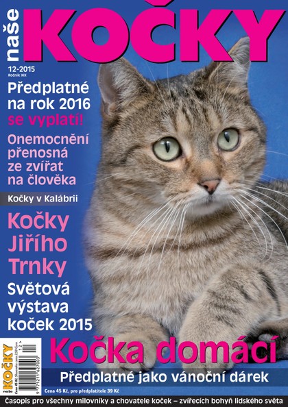 E-magazín Naše kočky, 12-2015 - Nakladatelství Minerva CZ, s. r. o.