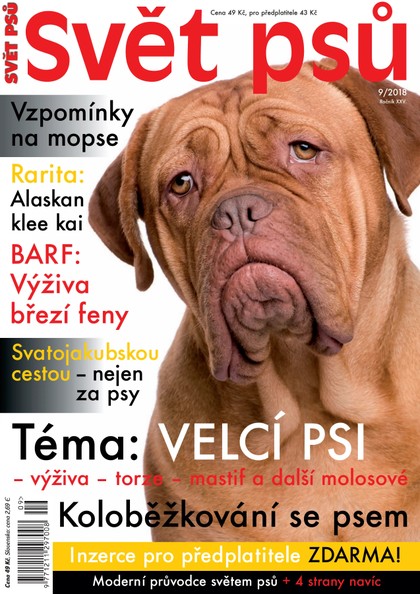 E-magazín Svět psů, 09-2018 - Nakladatelství Minerva CZ, s. r. o.