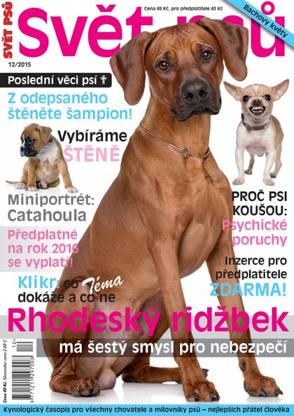 E-magazín Svět psů, 12-2015 - Nakladatelství Minerva CZ, s. r. o.