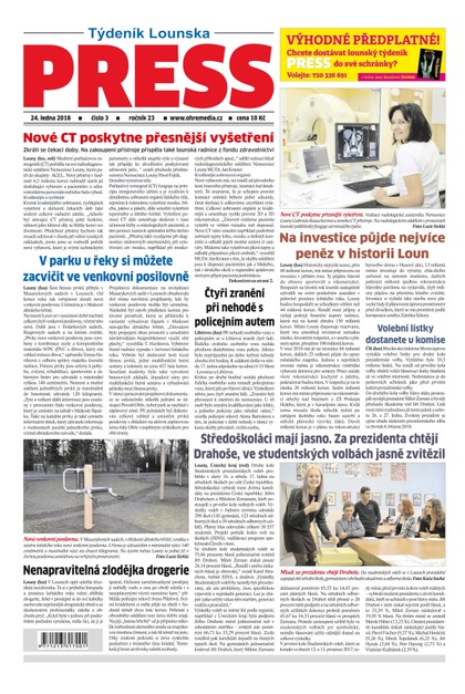 E-magazín Lounský press 3/2018 - Ohře Media