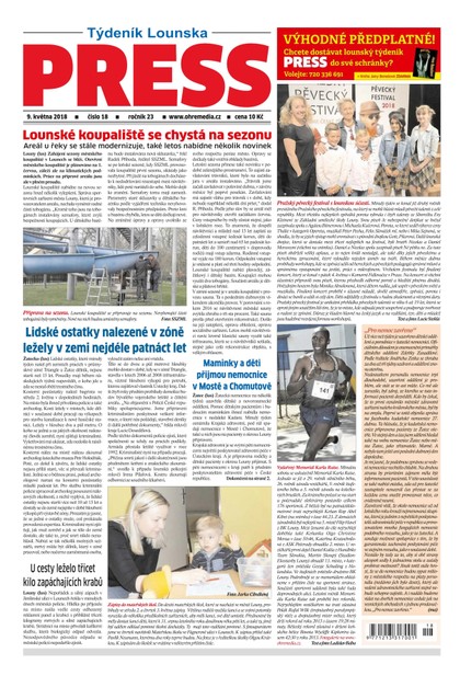 E-magazín Lounský press 18/2018 - Ohře Media