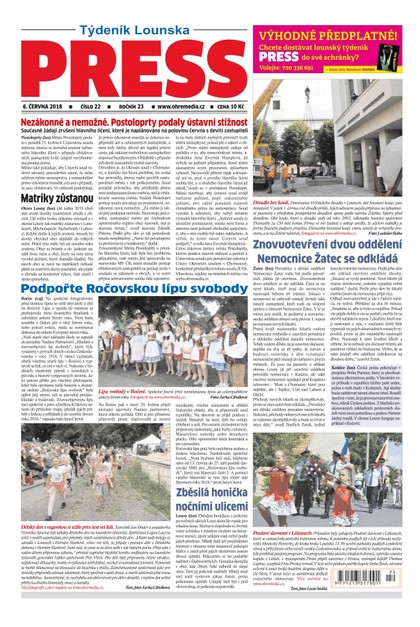 E-magazín Lounský press 22/2018 - Ohře Media