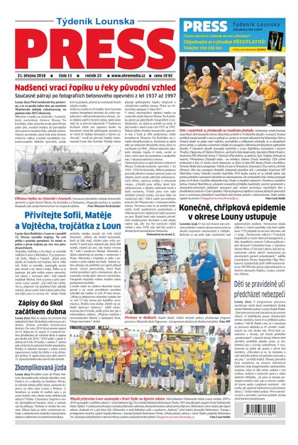 E-magazín Lounský press 11/2018 - Ohře Media