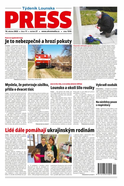 E-magazín Lounský press 11/2022 - Ohře Media