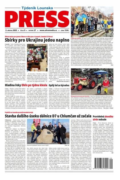 E-magazín Lounský press 09/2022 - Ohře Media