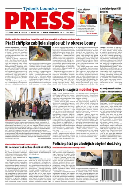 E-magazín Lounský press 02/2022 - Ohře Media