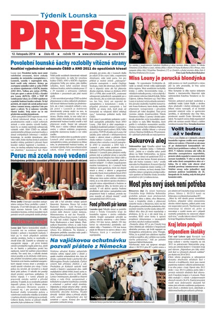 E-magazín Lounský press 45/2014 - Ohře Media