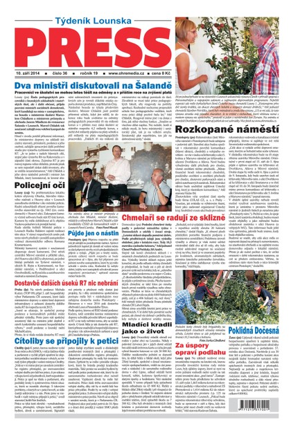 E-magazín Lounský press 36/2014 - Ohře Media