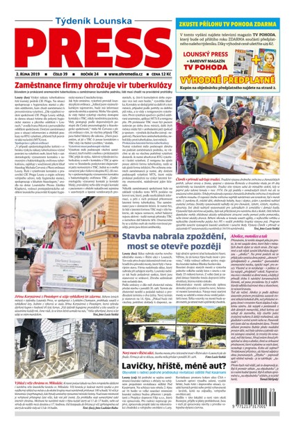 E-magazín Lounský press 39/2019 - Ohře Media