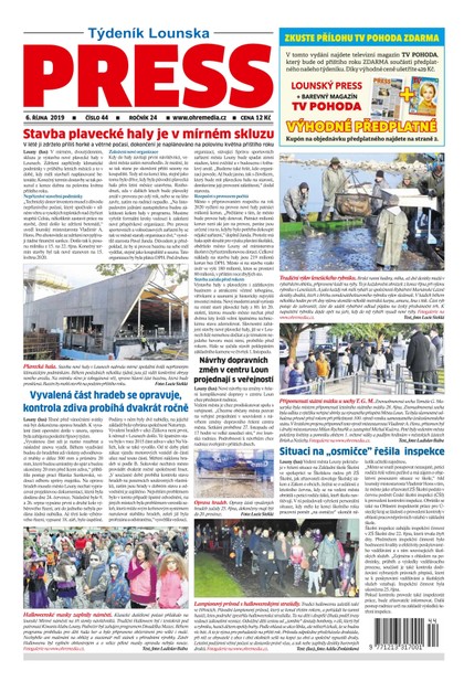 E-magazín Lounský press 44/2019 - Ohře Media