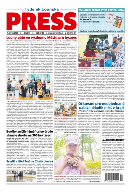 E-magazín Lounský press 31/2021 - Ohře Media