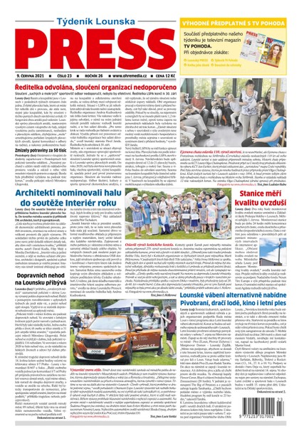 E-magazín Lounský press 23/2021 - Ohře Media