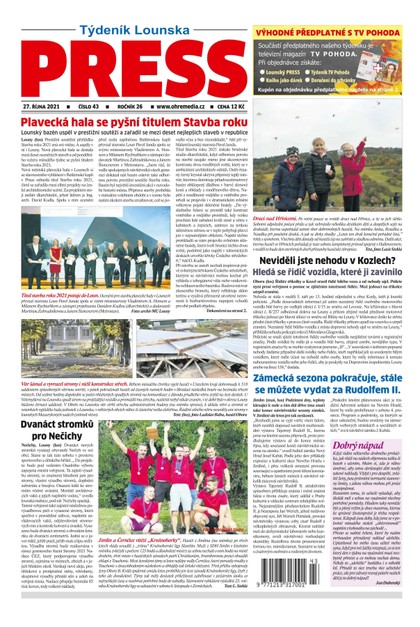 E-magazín Lounský press 43/2021 - Ohře Media