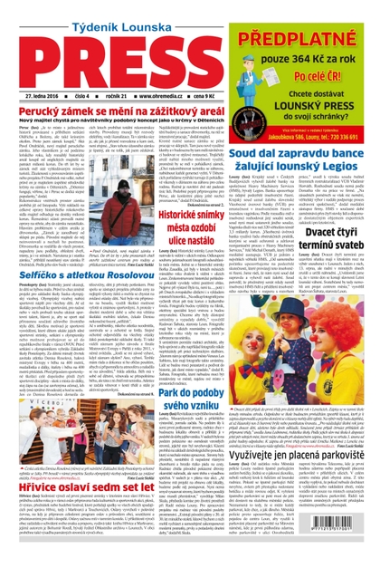 E-magazín Lounský press 4/2016 - Ohře Media